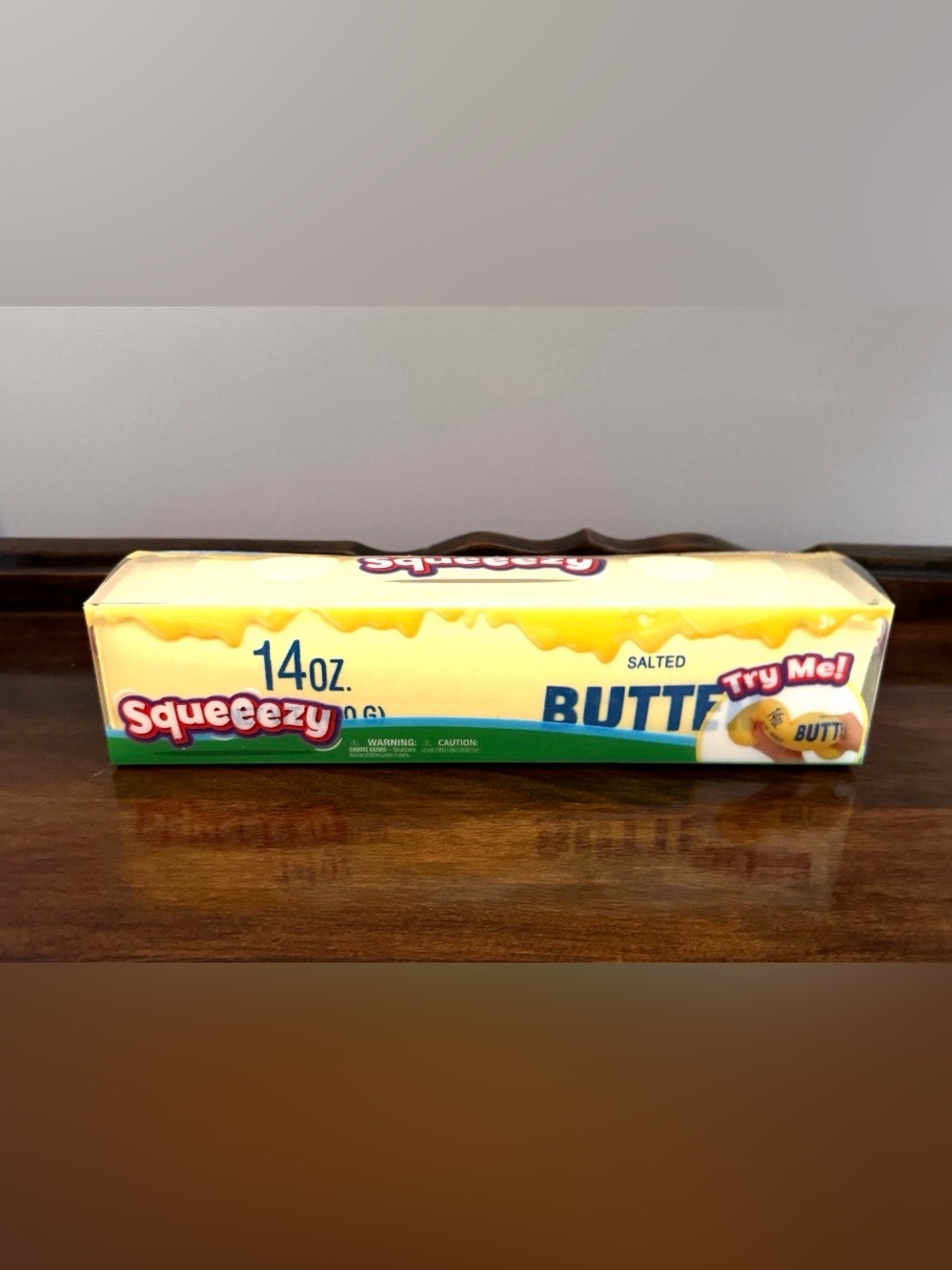Sunny Days Salted Butter Squeeezy  jumbo squishy- over 10 inches long